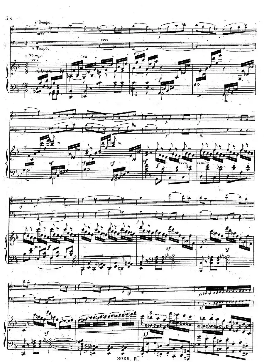 Piano Trio No.1 in d Minor Op.49（d小调第一钢琴三重奏·第四乐章）