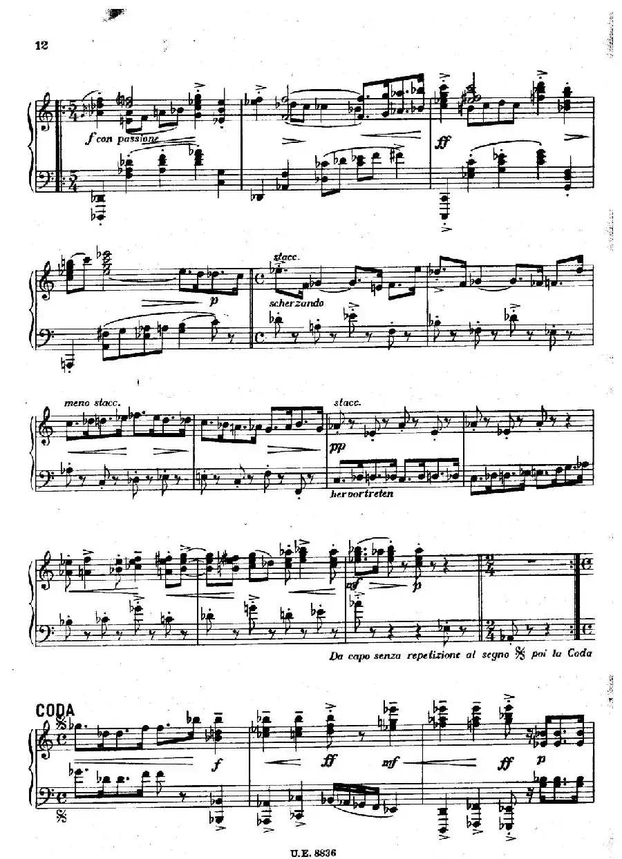 克热内克-第二钢琴奏鸣曲（Piano Sonata No.2 Op.59）