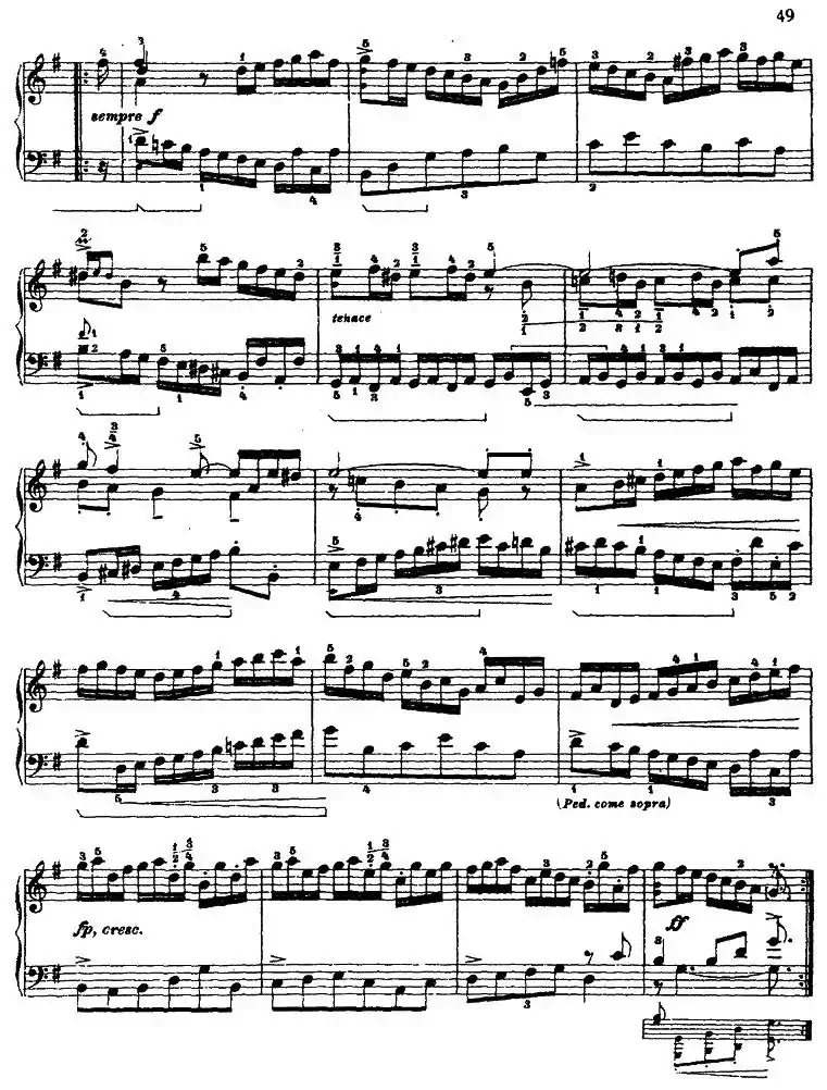 第五组曲:G大调·库朗特