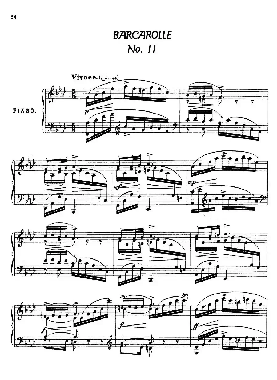 24 Characteristic Pieces Op.36（24首性格小品·12）