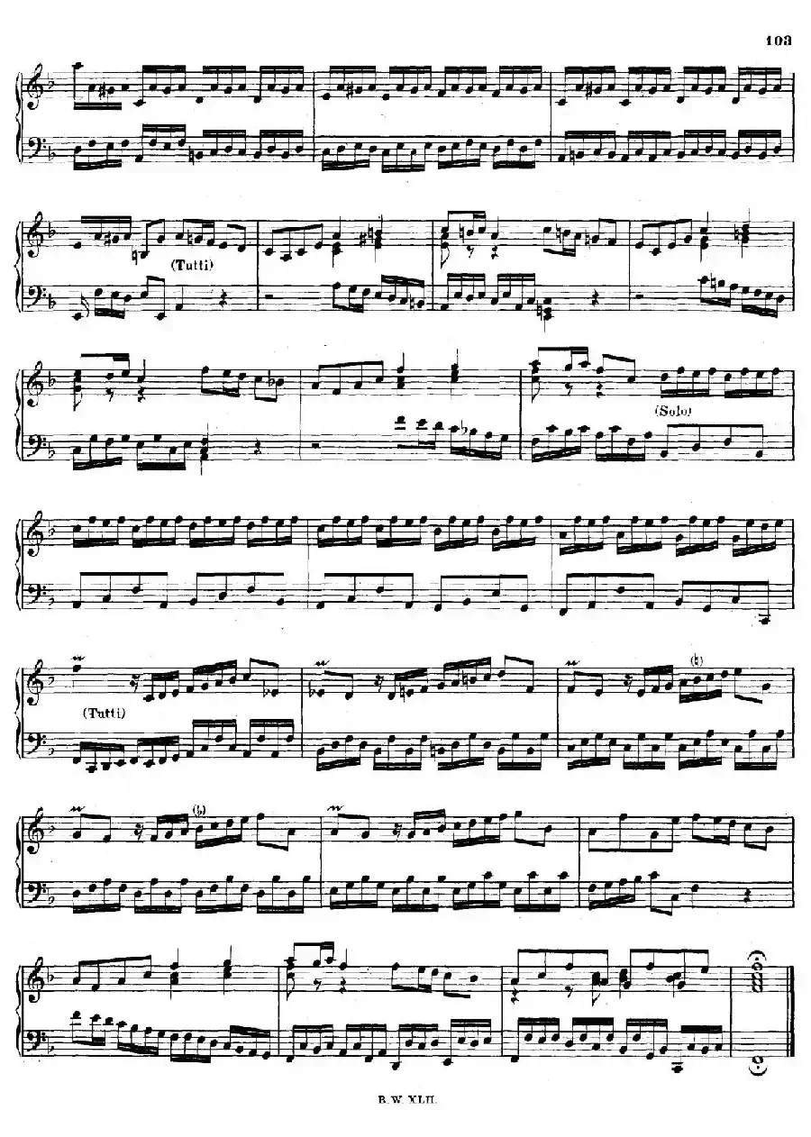 16 Concertos BWV 972-987（十六首为独奏古钢琴而作的协奏曲）（P41——50）