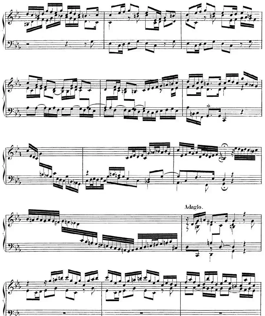 Toccata BWV 911（7首托卡塔·No.2 c小调）