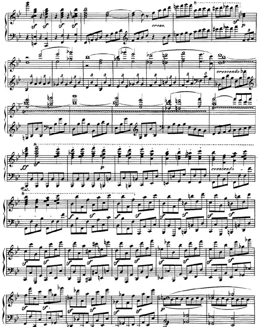 贝多芬钢琴奏鸣曲29 钢琴（锥子键琴）降B大调 Op.106 B-flat major