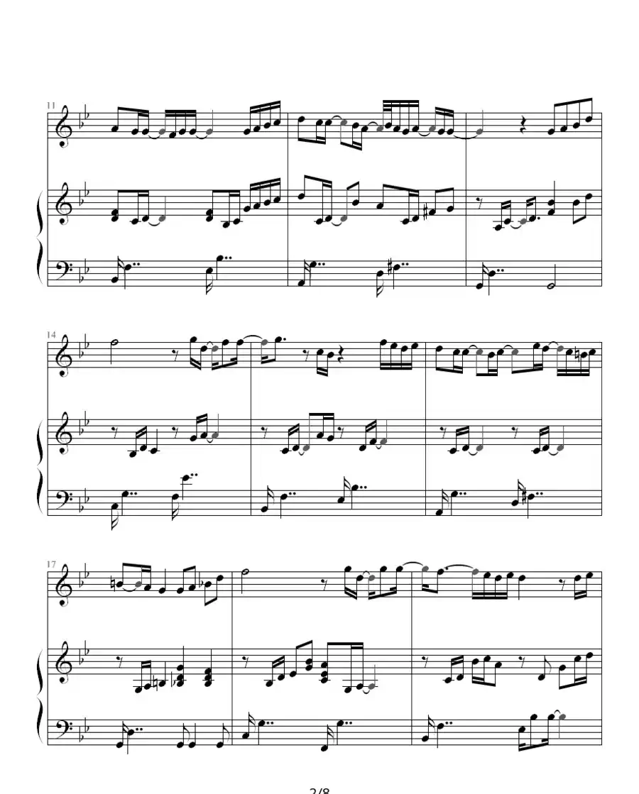 习惯(Poison Ivy)(钢琴伴奏谱)