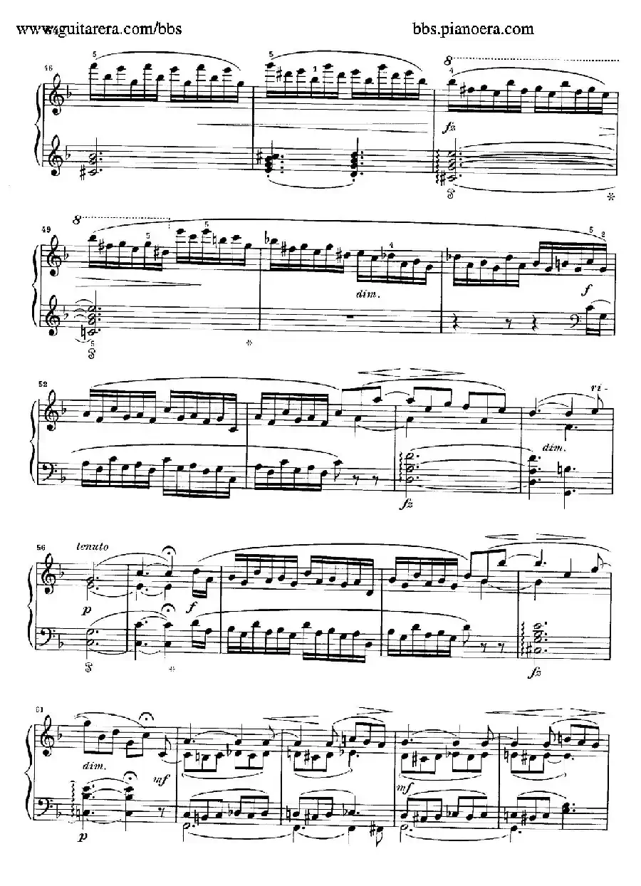Neue Aquarelle Op.57（新水彩画· 5. 随想曲）