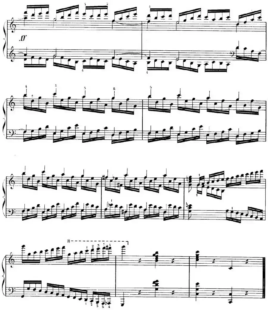 15 Etudes de Virtuosité Op.72 No.10（十五首钢琴练习曲之十）