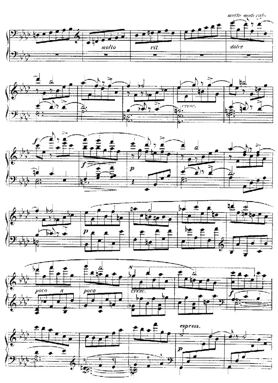 4 Valses Caprice（4首随想圆舞曲）（Op.62 No. 4 in A-flat）