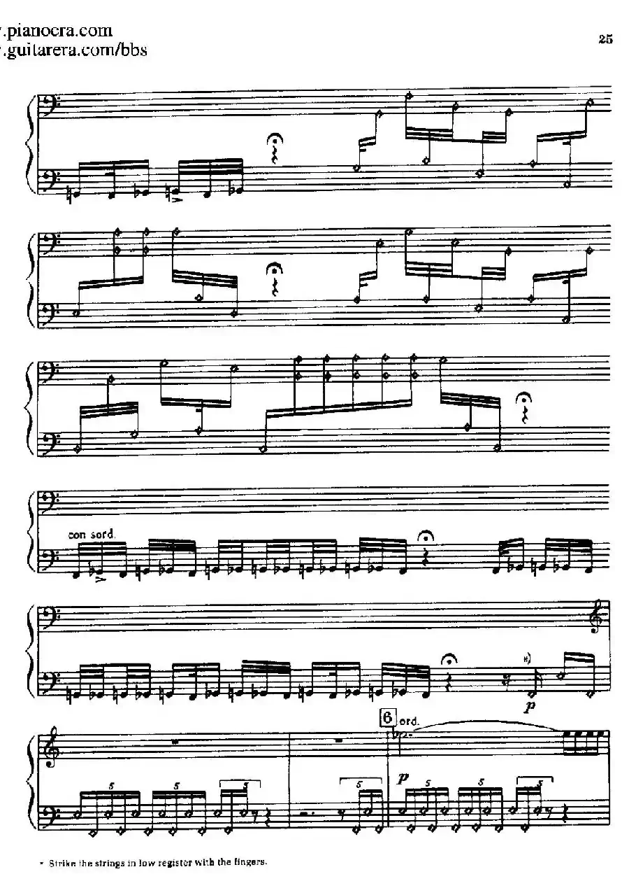 Piano Sonata（钢琴奏鸣曲· 第一乐章）
