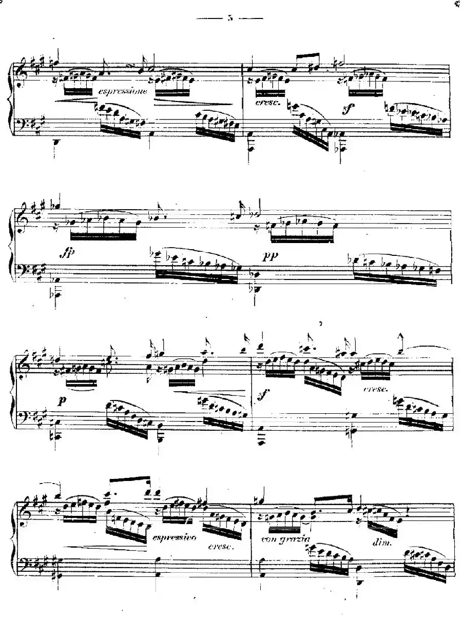 A大调练习曲“小溪”（Op.6）