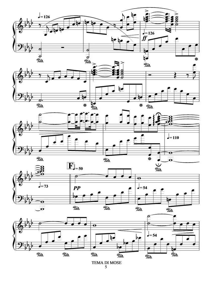 TEME DI MOSE(摩西主题)