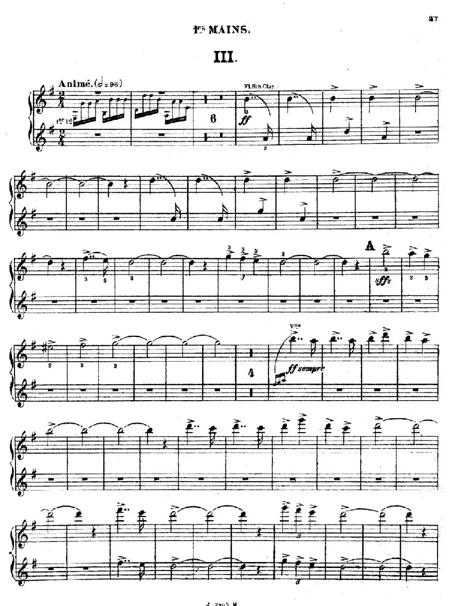 Symphony on a French Mountain Air Op.25（法国山歌交响曲·双钢琴·Ⅲ）