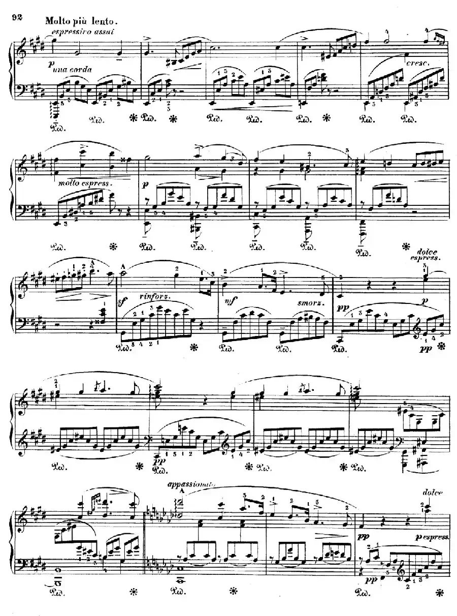 Orpheus S.98（第四交响诗）（钢琴独奏版）