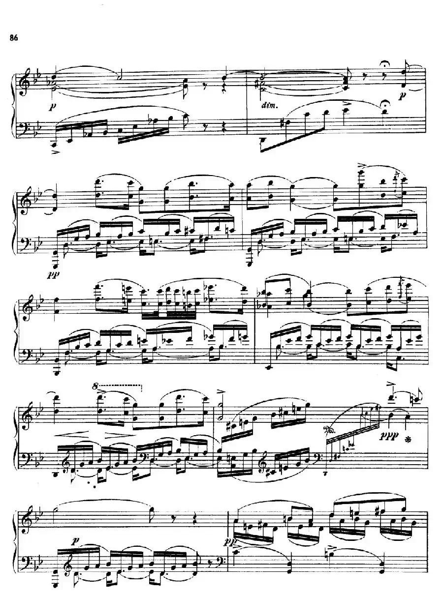 24 Characteristic Pieces Op.36（24首性格小品·16）