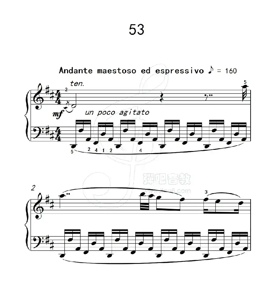 练习曲 53（克拉莫钢琴练习曲60首）