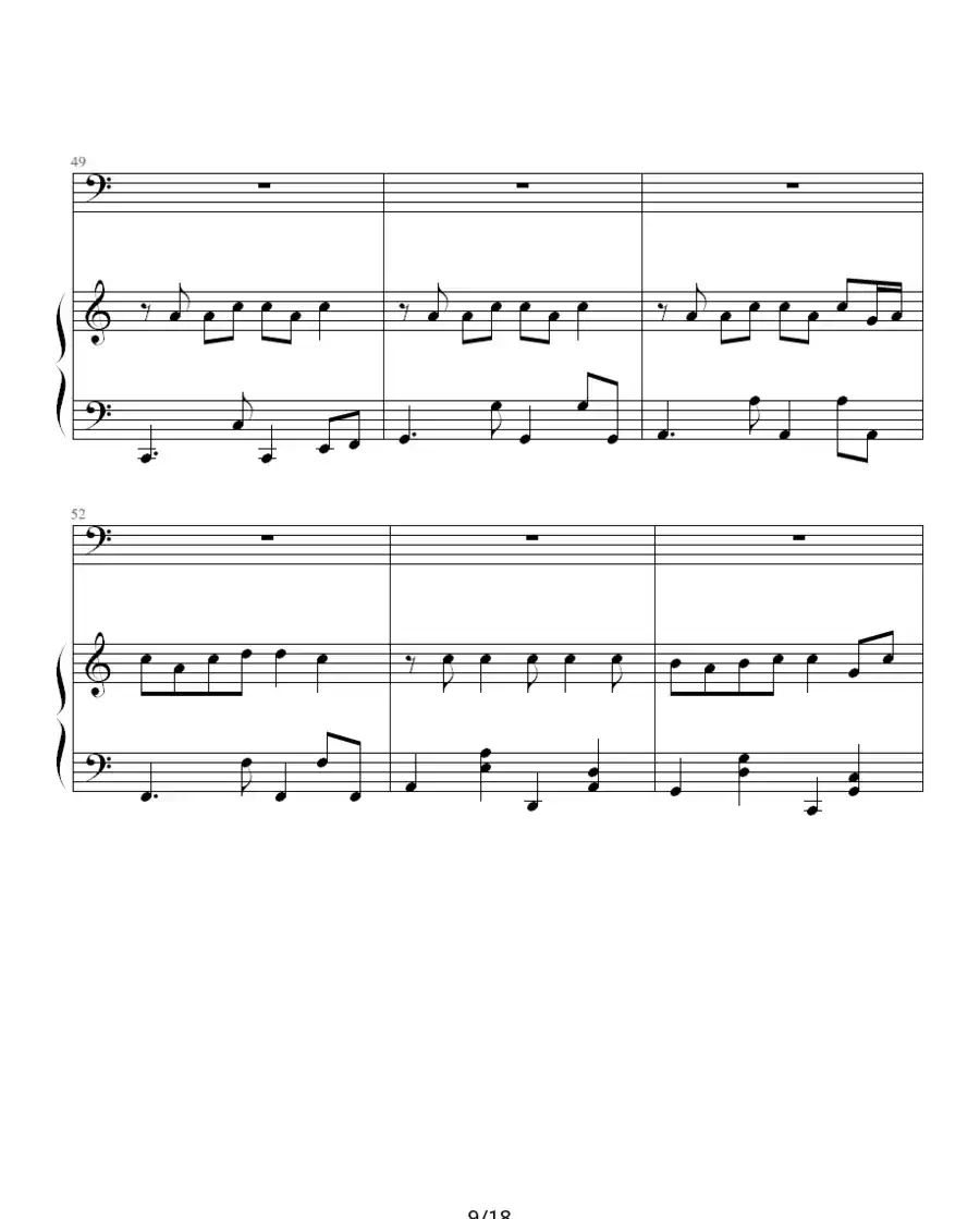 Title（钢琴伴奏谱）