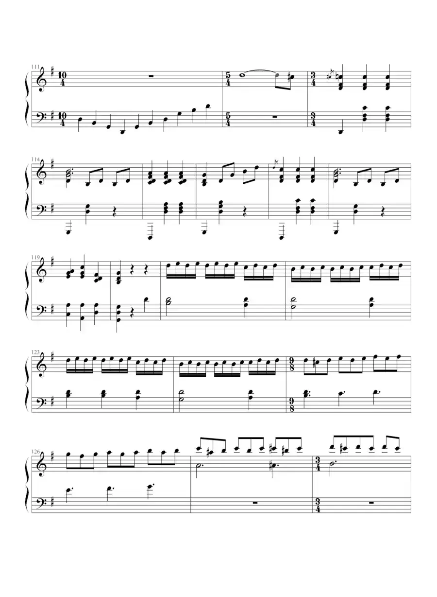 古代小步舞曲（湖北省恩施州钢琴10级曲目）