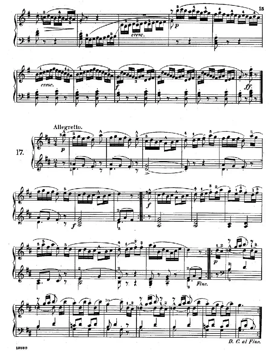 Etudes Enfantines Op.37（儿童钢琴练习曲 第15——20首）