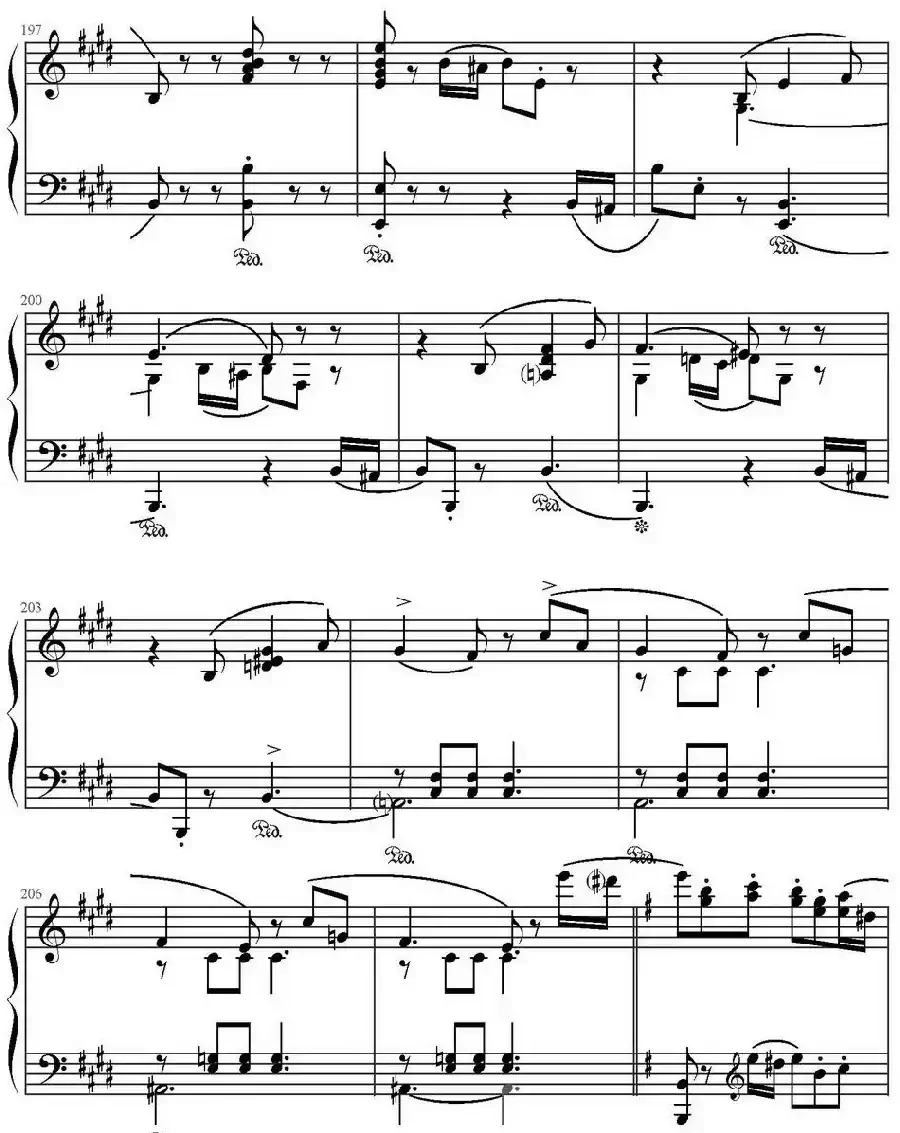 E大调回旋随想曲（门德尔松Op.14）