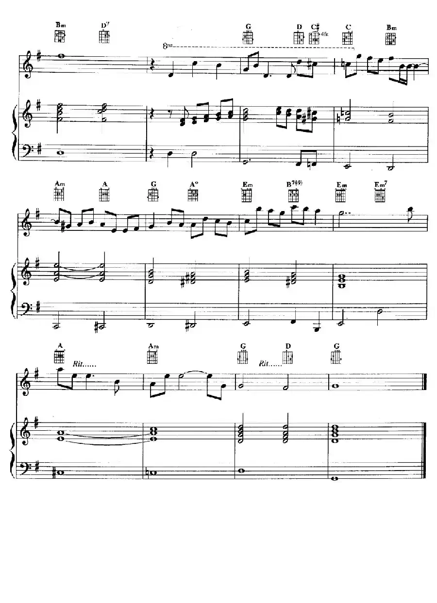 电影配乐大师莫瑞康最佳20首钢琴谱（Best of Ennio Morricone·15）