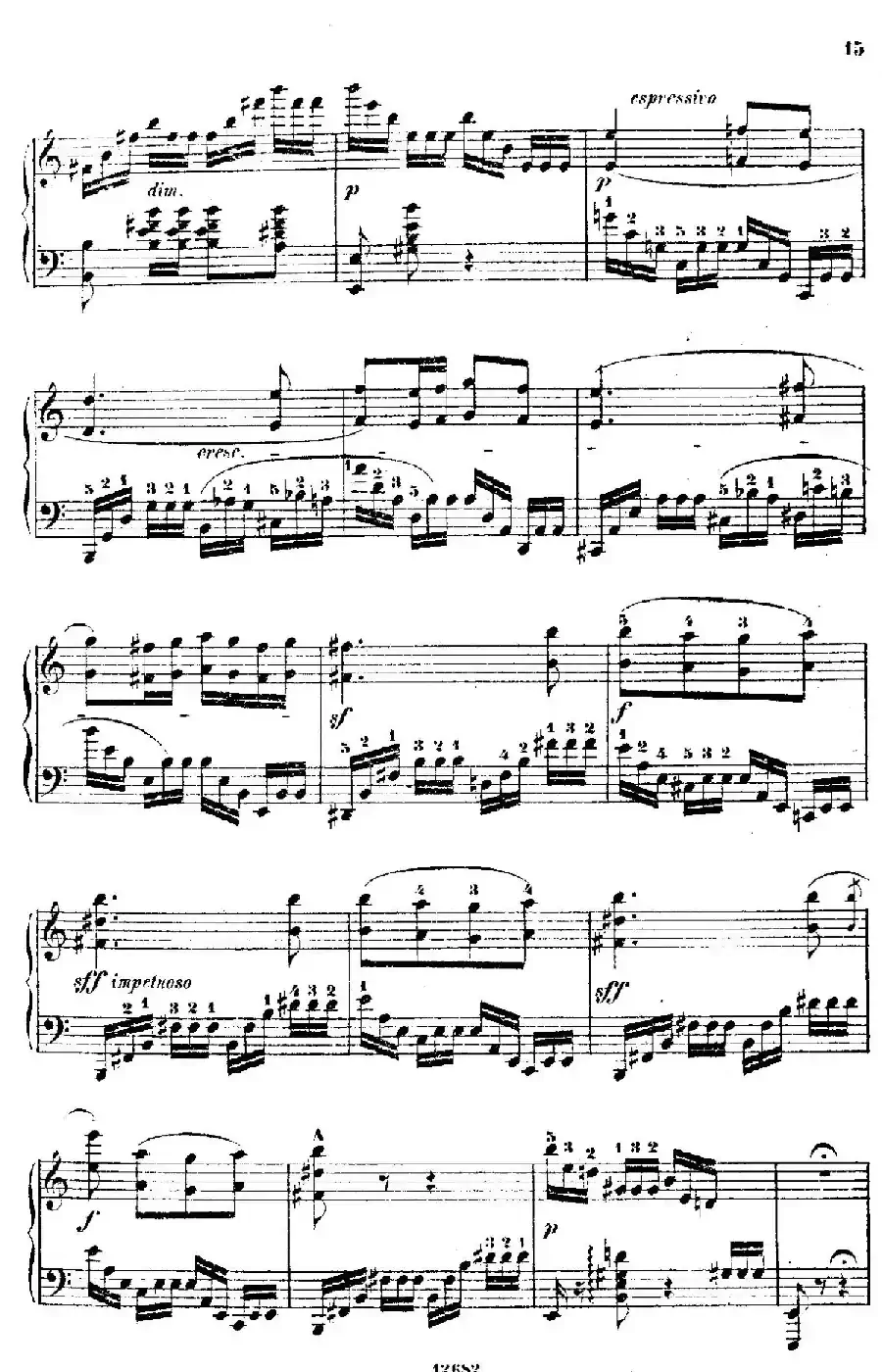 Douze Etudes de Salon Op.5（12首沙龙练习曲·3）