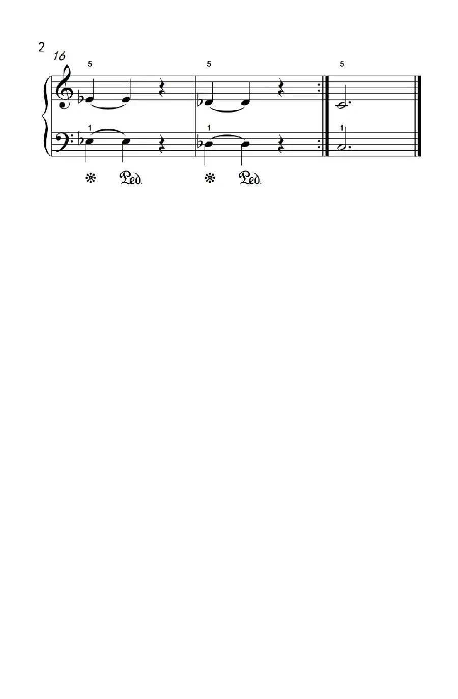 附录:基础练习 11(巴托克 小宇宙 钢琴教程 2)