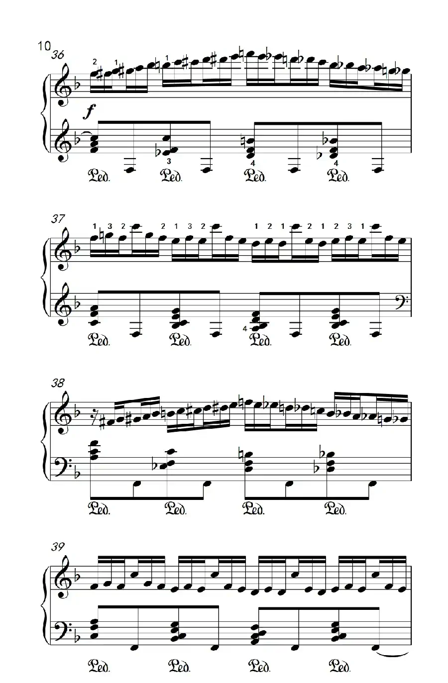 莫什科夫斯基 钢琴练习曲（第六首）