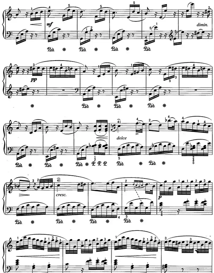 不可不弹的世界钢琴名曲：献给爱丽丝