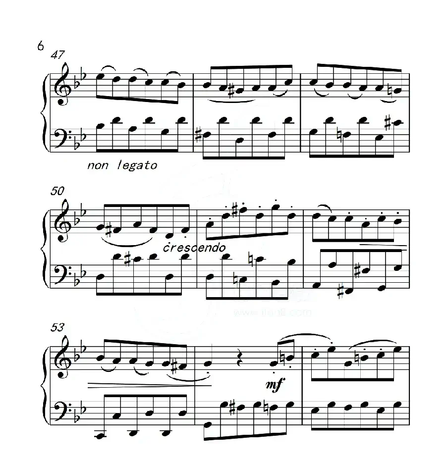 第五级B组 音乐小品(中国音乐学院钢琴考级作品1~6级)