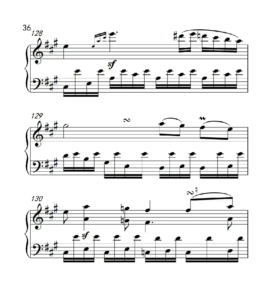 奏鸣曲 Opus 2 Nr.2 第四乐章(贝多芬奏鸣曲集 1)