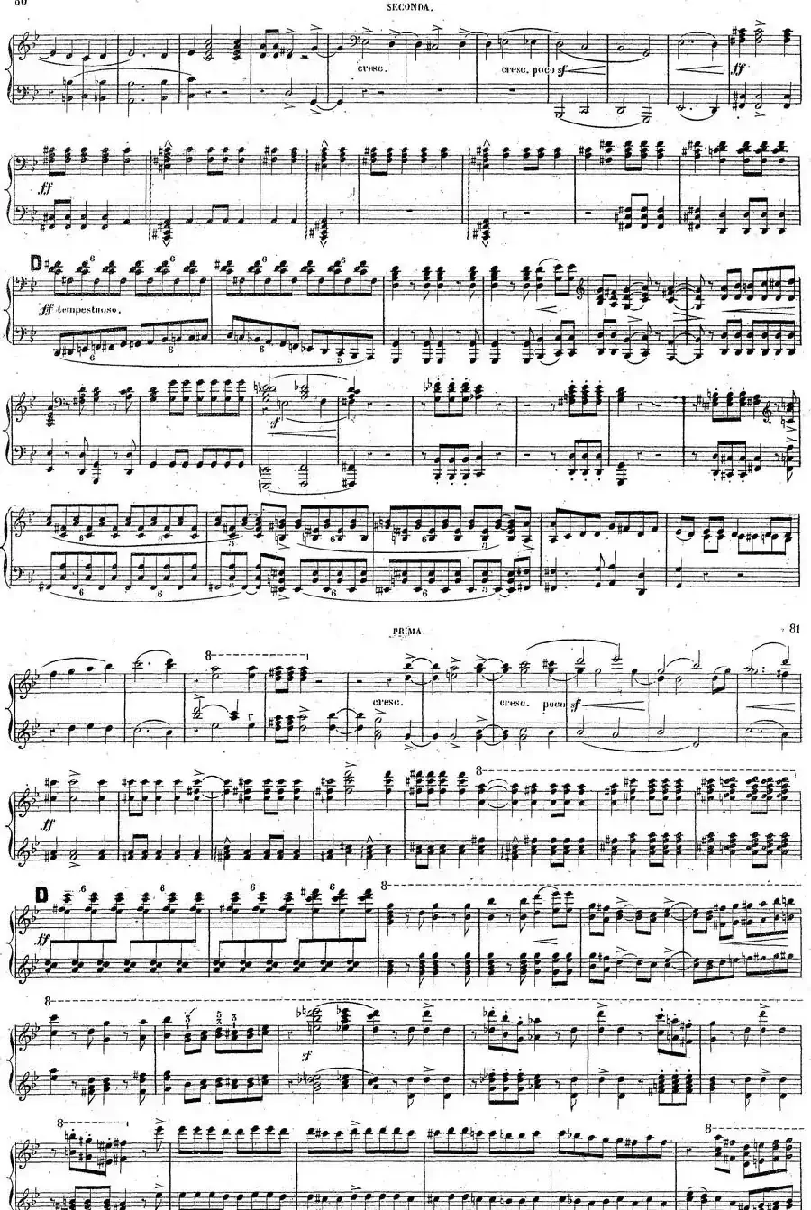 Harold en Italie Op.16 - 4 Hands（哈罗尔德在意大利·四手联弹）（P31——40）
