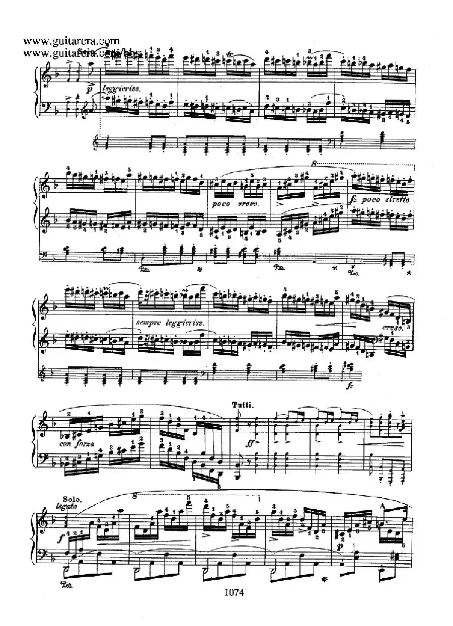 Krakowiak Grand Rondo de Concert Op.14 （克拉科维克音乐会用大回旋曲·钢琴独奏版）