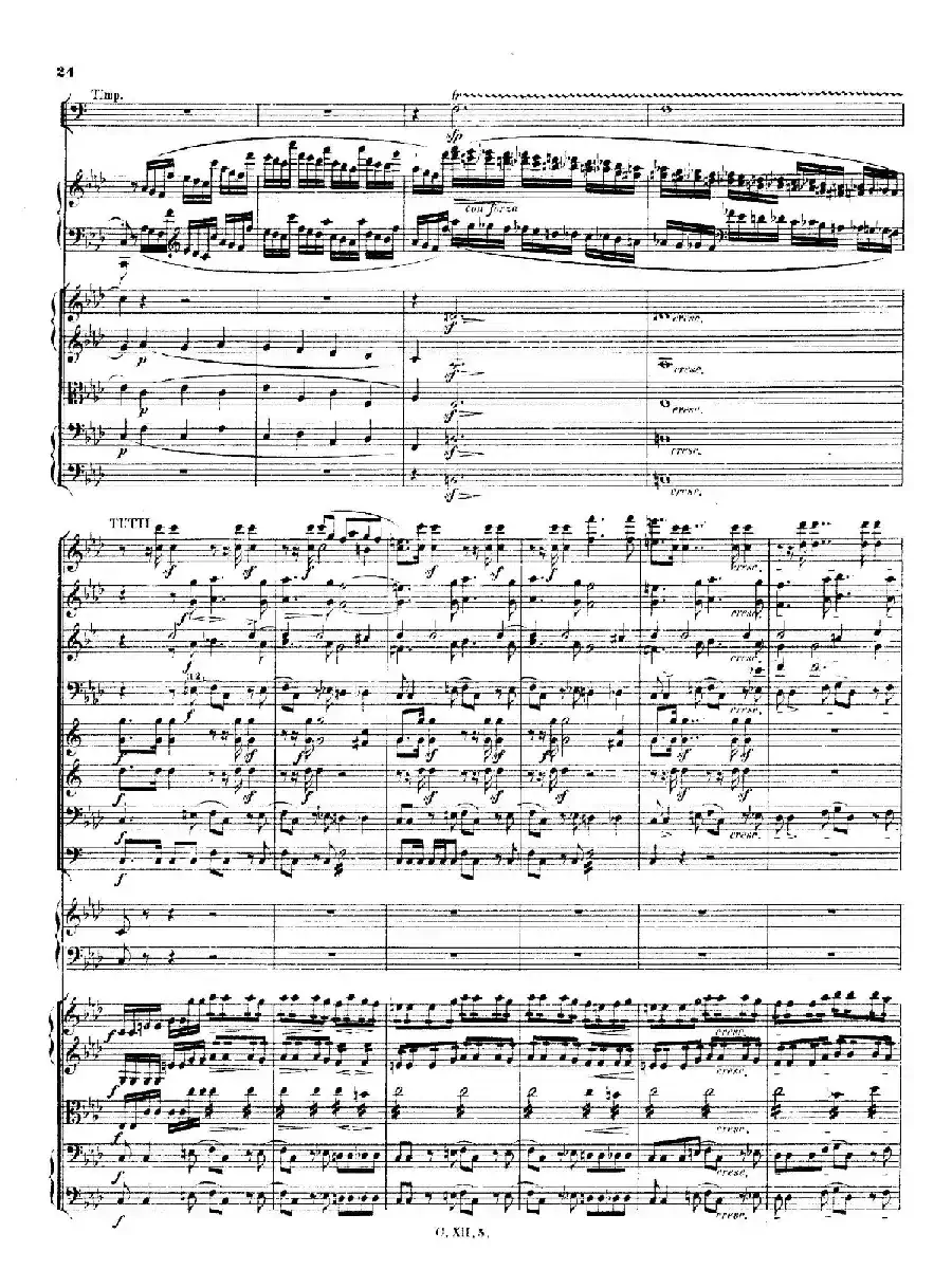 Piano Concerto No.2 in f Minor Op.21（f小调第二钢琴协奏曲·总谱）