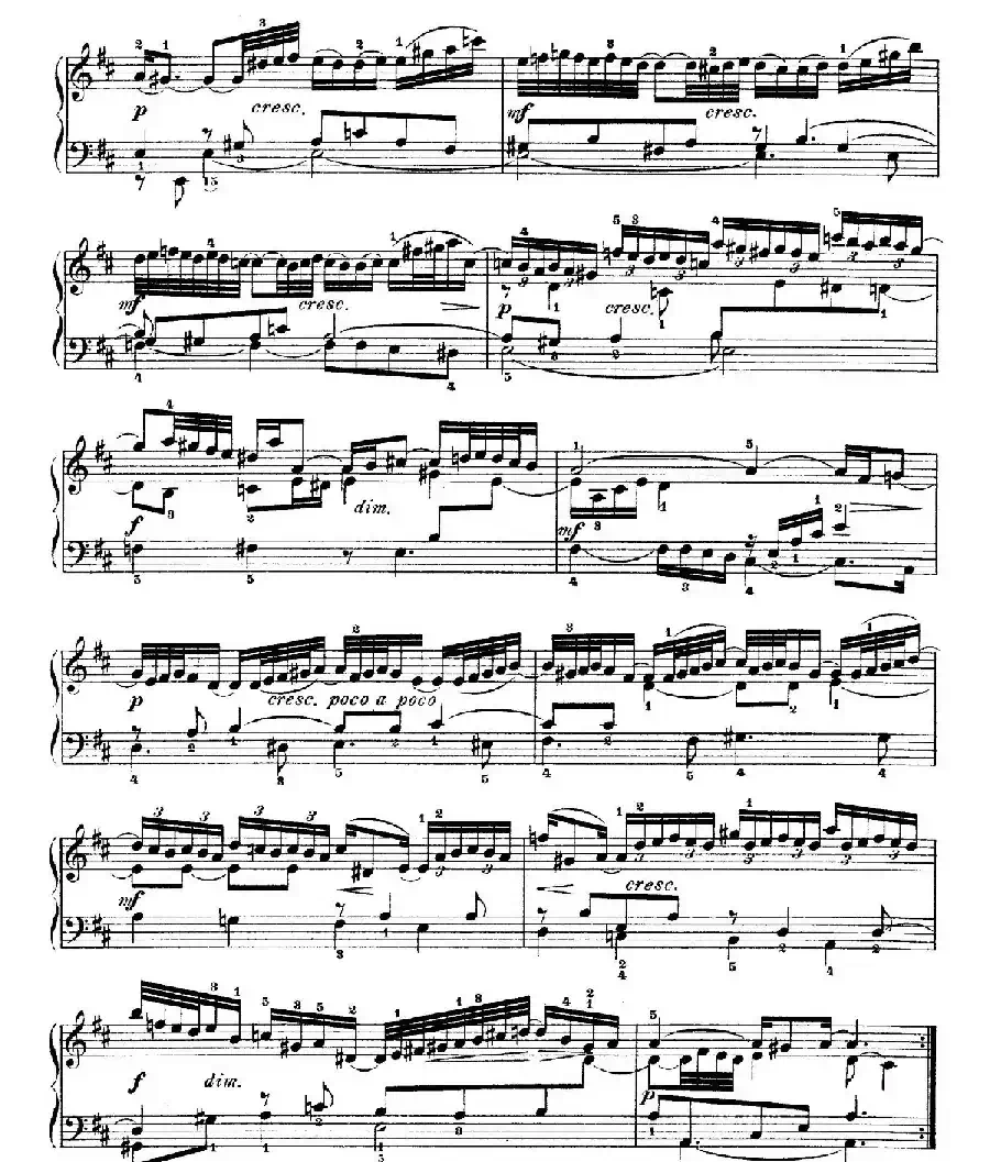 Six Partitas BWV 825-830（6首帕蒂塔·4）