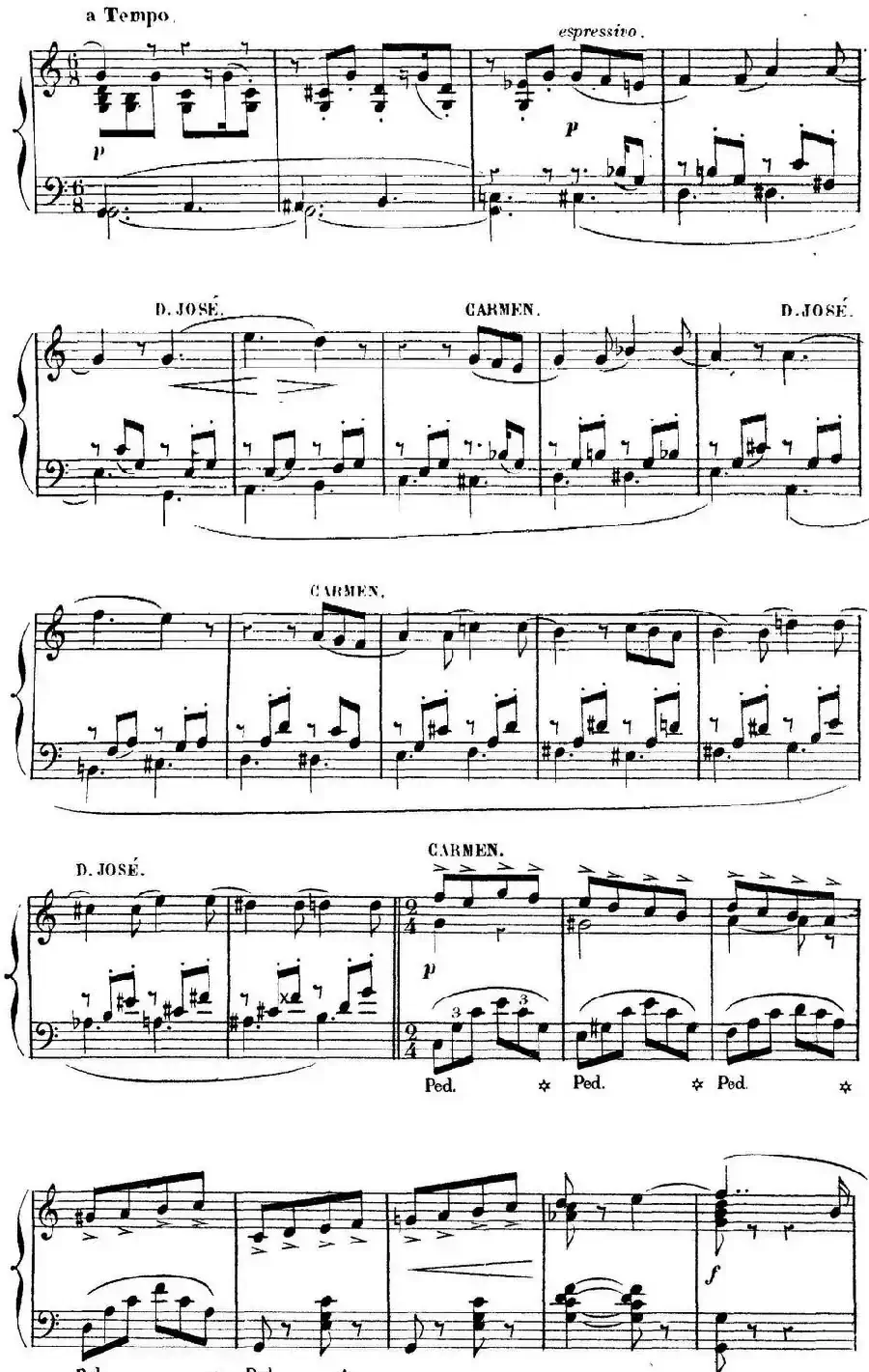 Carmen for Solo Piano（卡门全剧钢琴独奏版）（No.16）