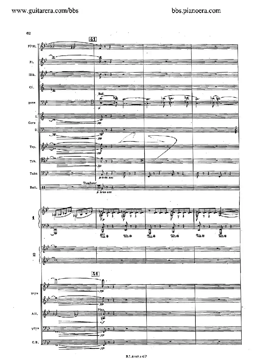 Concerto for 2 Pianos in d Minor（d小调双钢琴协奏曲·总谱）