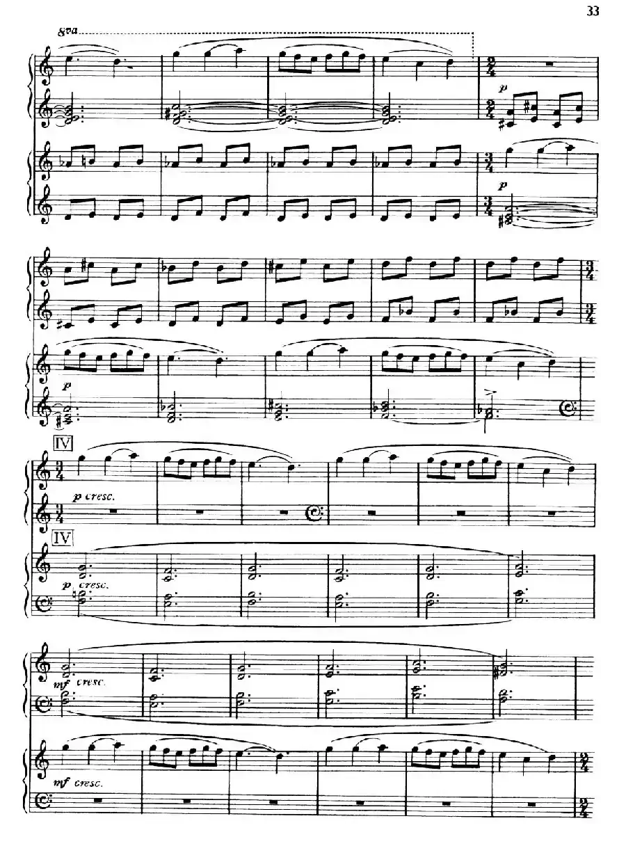The Planets Op.32（双钢琴）（行星·第三乐章 水星—飞行使者）