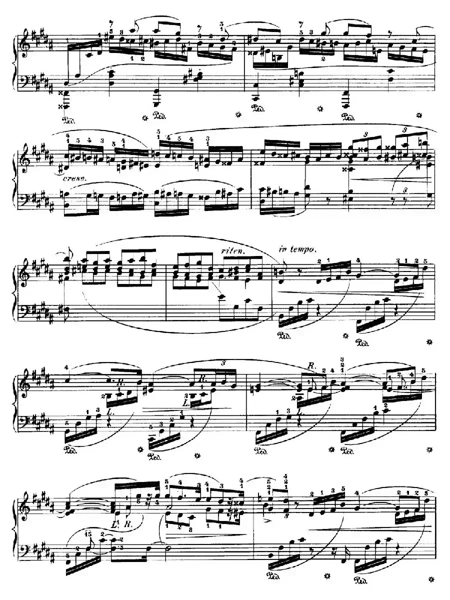 Piano Sonata No.3 in b Minor Op.58（b小调第三钢琴奏鸣曲·第一乐章）