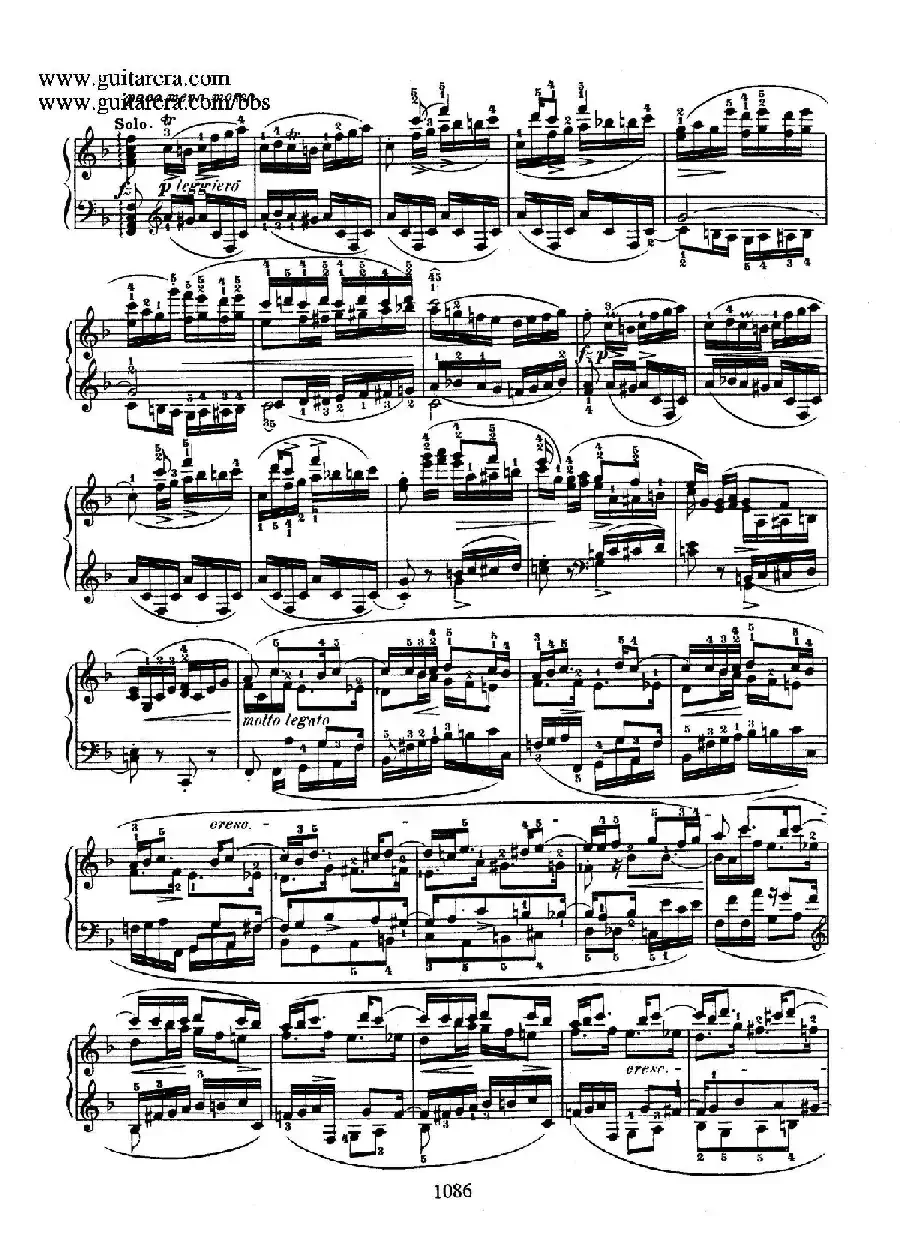 Krakowiak Grand Rondo de Concert Op.14 （克拉科维克音乐会用大回旋曲·钢琴独奏版）
