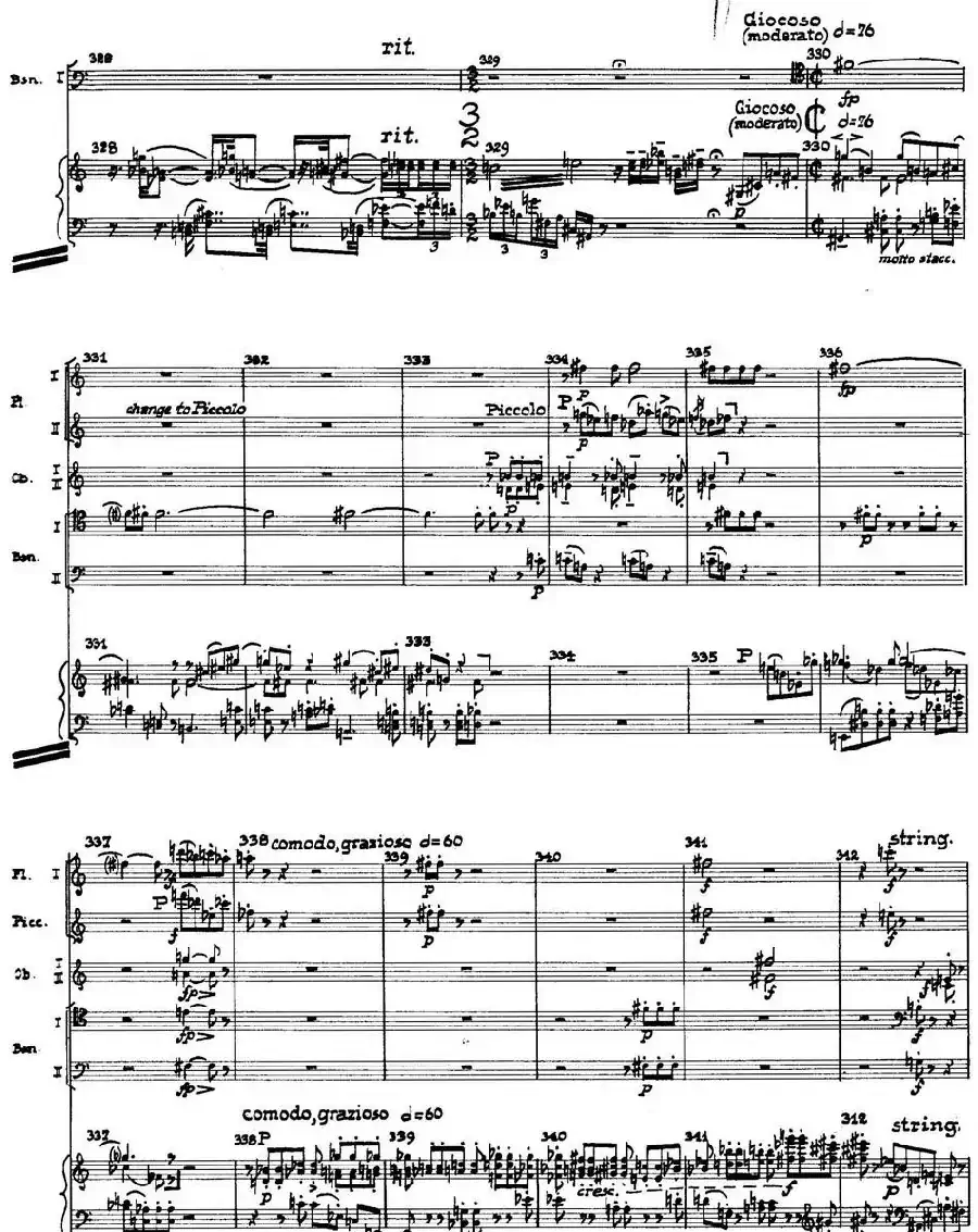Piano Concerto Op.42（钢琴协奏曲总谱P35-66）