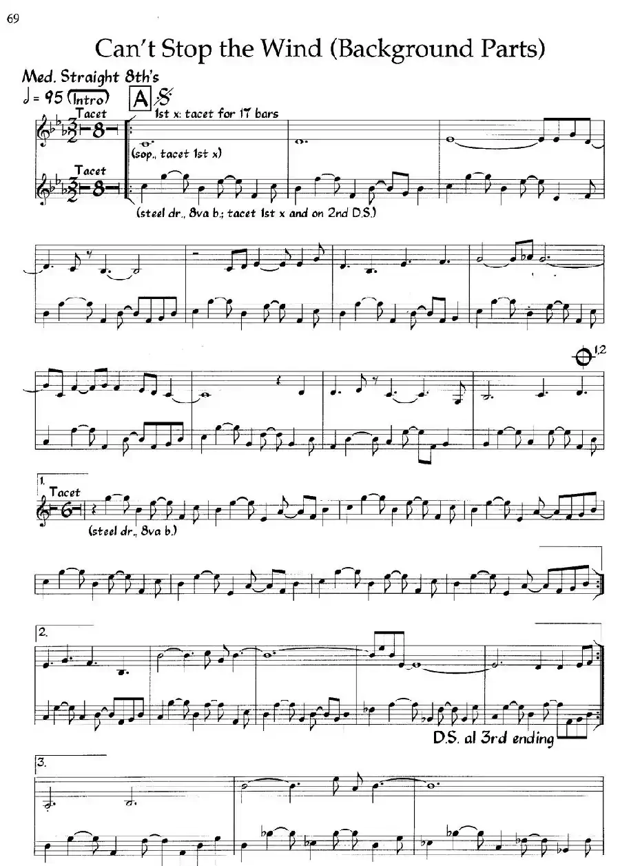 Can't Stop the Wind（爵士钢琴曲）