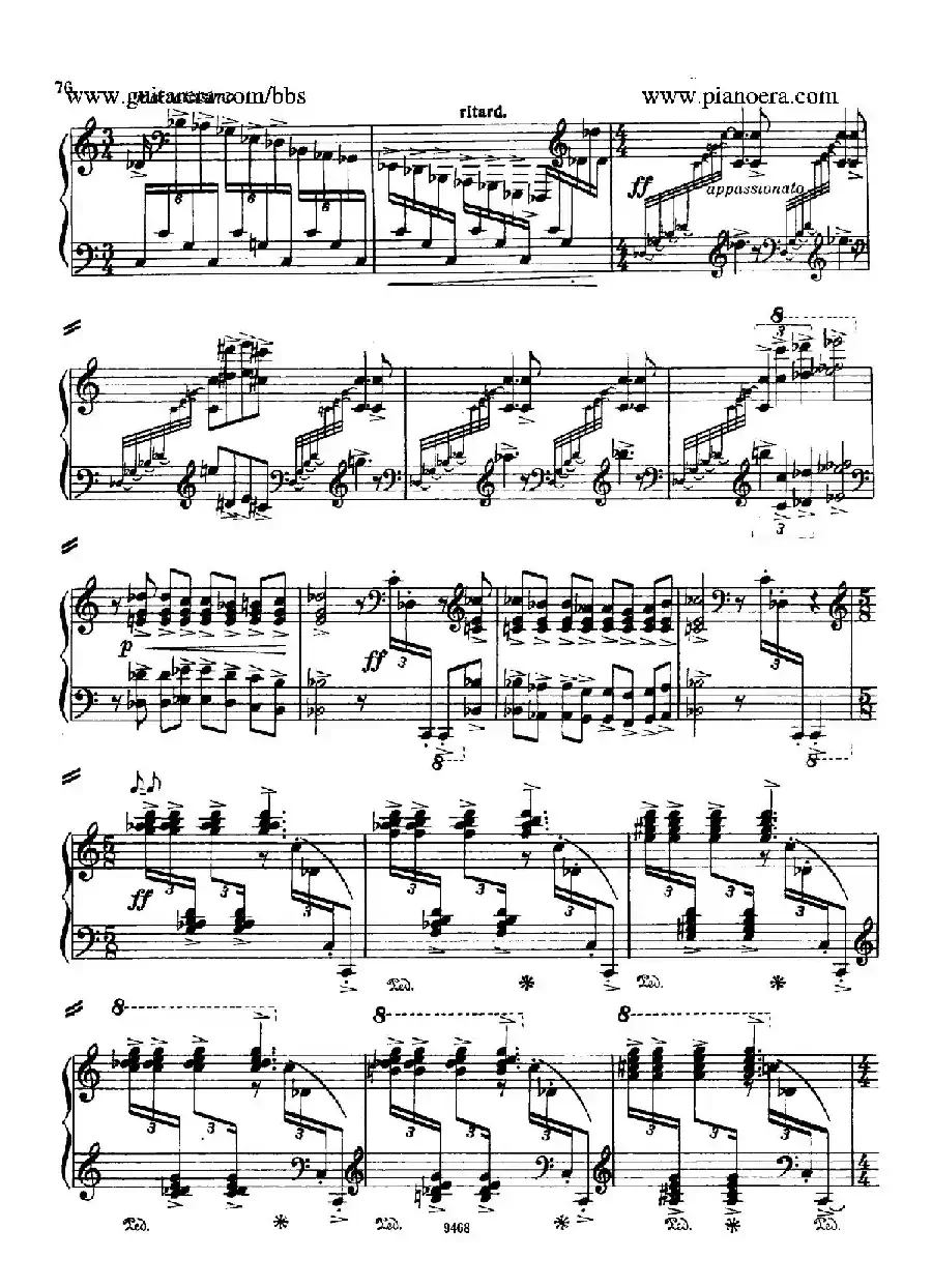 Piano Concerto in D-flat Major Op.37（降D大调钢琴协奏曲·Ⅲ·双钢琴）