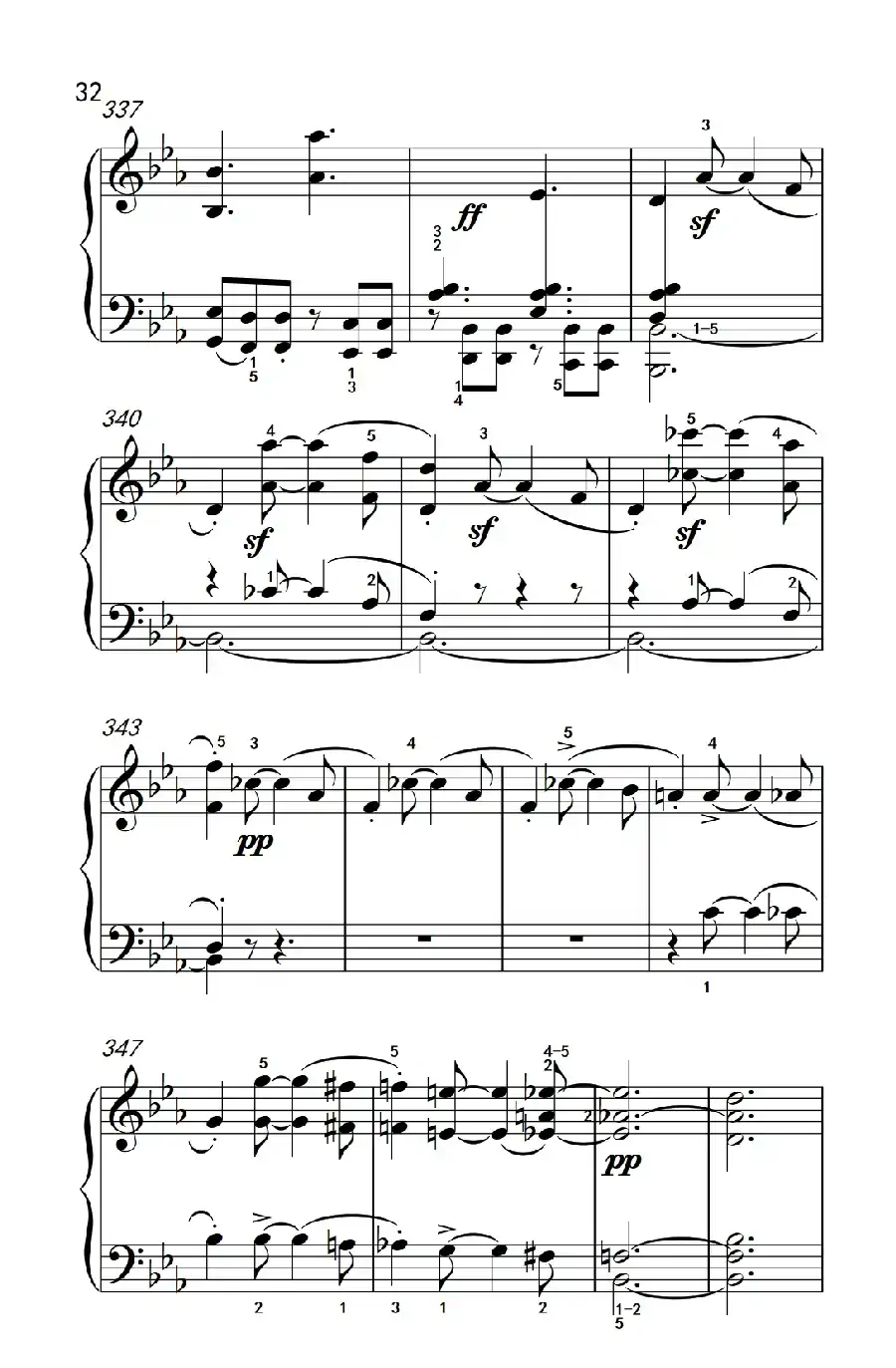 奏鸣曲 Opus 7 第一乐章(贝多芬奏鸣曲集 2)