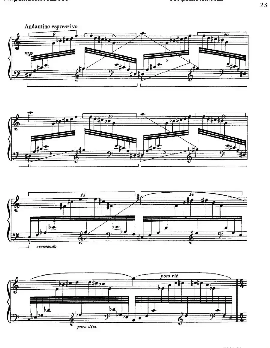 Poems of 1917 Op.41（1917之诗 5. 战争之夜的沉思）