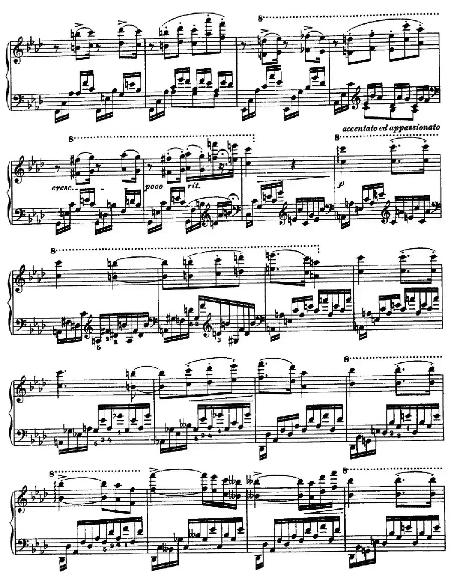 12 Etudes d'execution Transcendante S.139（12首超技练习曲·10）