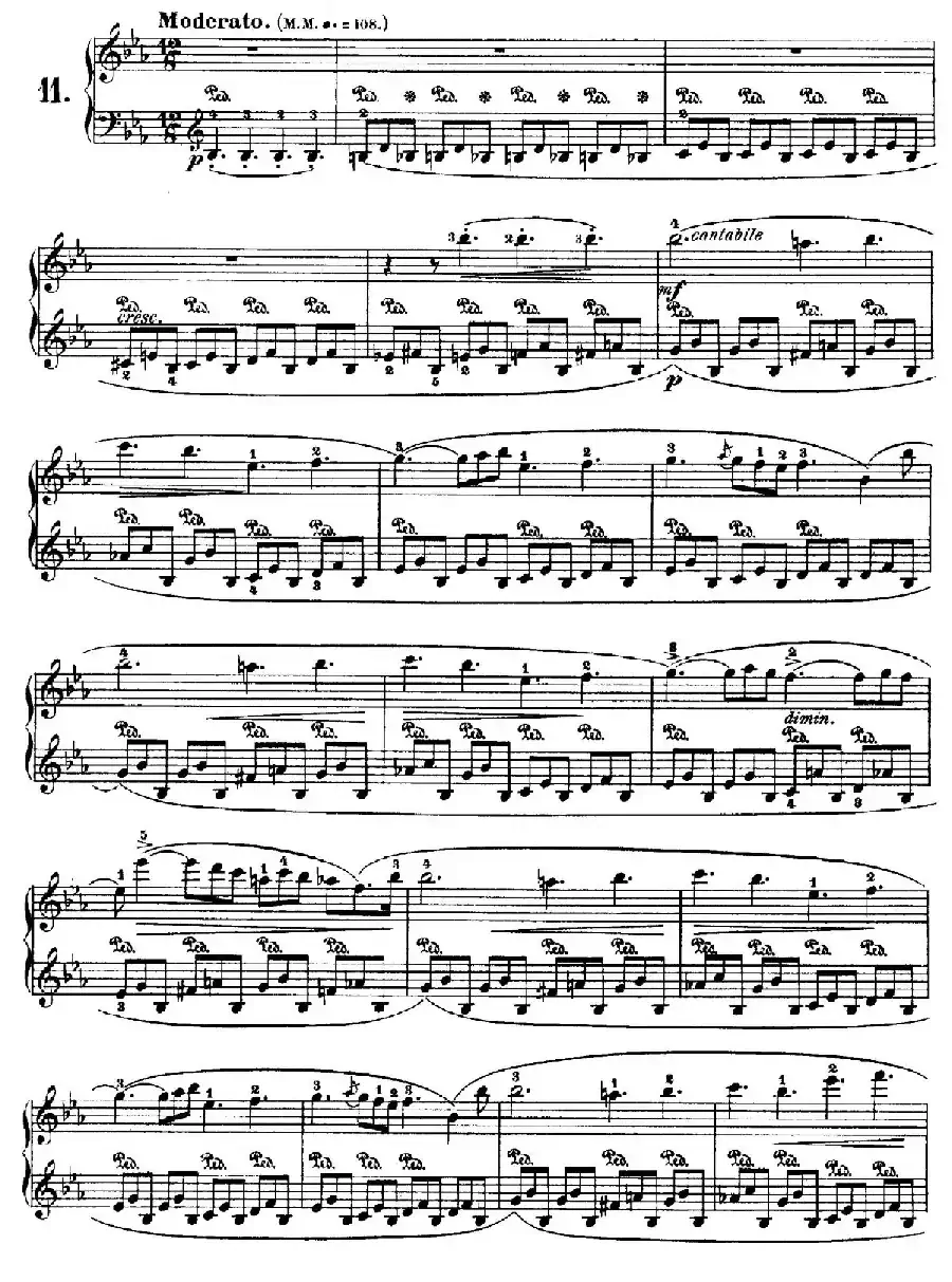Nocturne No.11 in E-flat Major （降E大调第十一号夜曲）