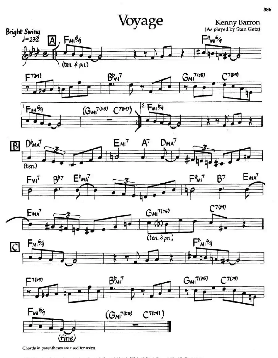 Voyage（爵士钢琴曲）