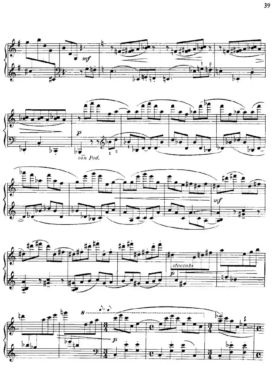 塞缪尔·巴伯 - 降e小调钢琴奏鸣曲 op.26 v.2