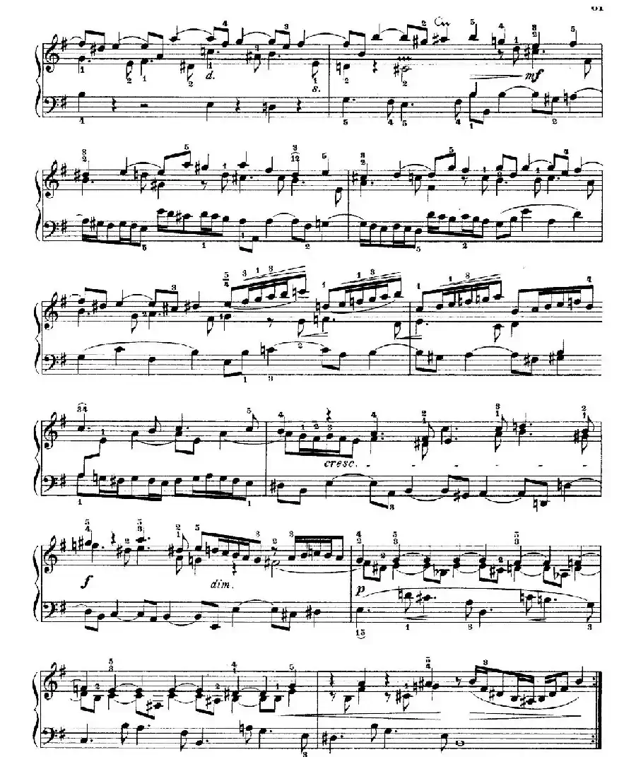 Six Partitas BWV 825-830（6首帕蒂塔·6）