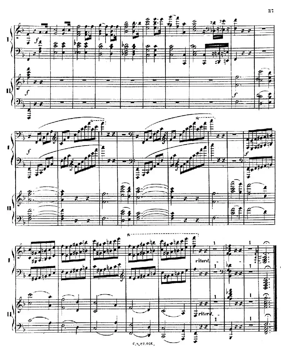 Piano Concerto No.2 in F Major Op.35（F大调第二钢琴协奏曲·Ⅰ·双钢琴）