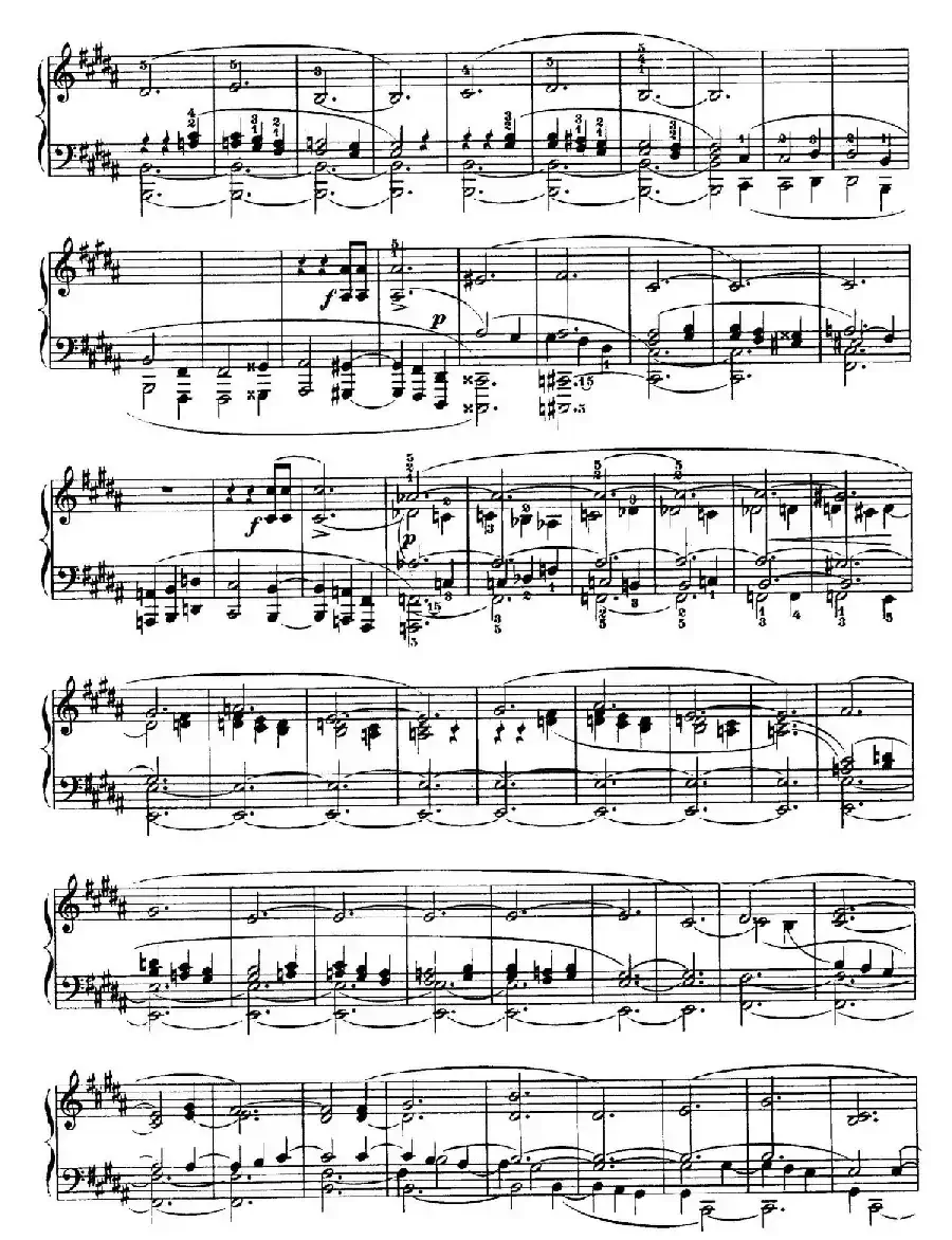 Piano Sonata No.3 in b Minor Op.58（b小调第三钢琴奏鸣曲·第二乐章）